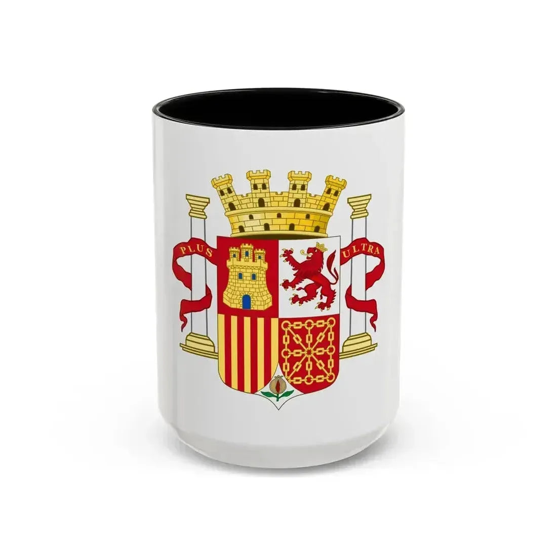 Coat of Arms of Spain (1868-1870 and 1873-1874) - Accent Coffee Mug 15oz Black - Go Mug Yourself