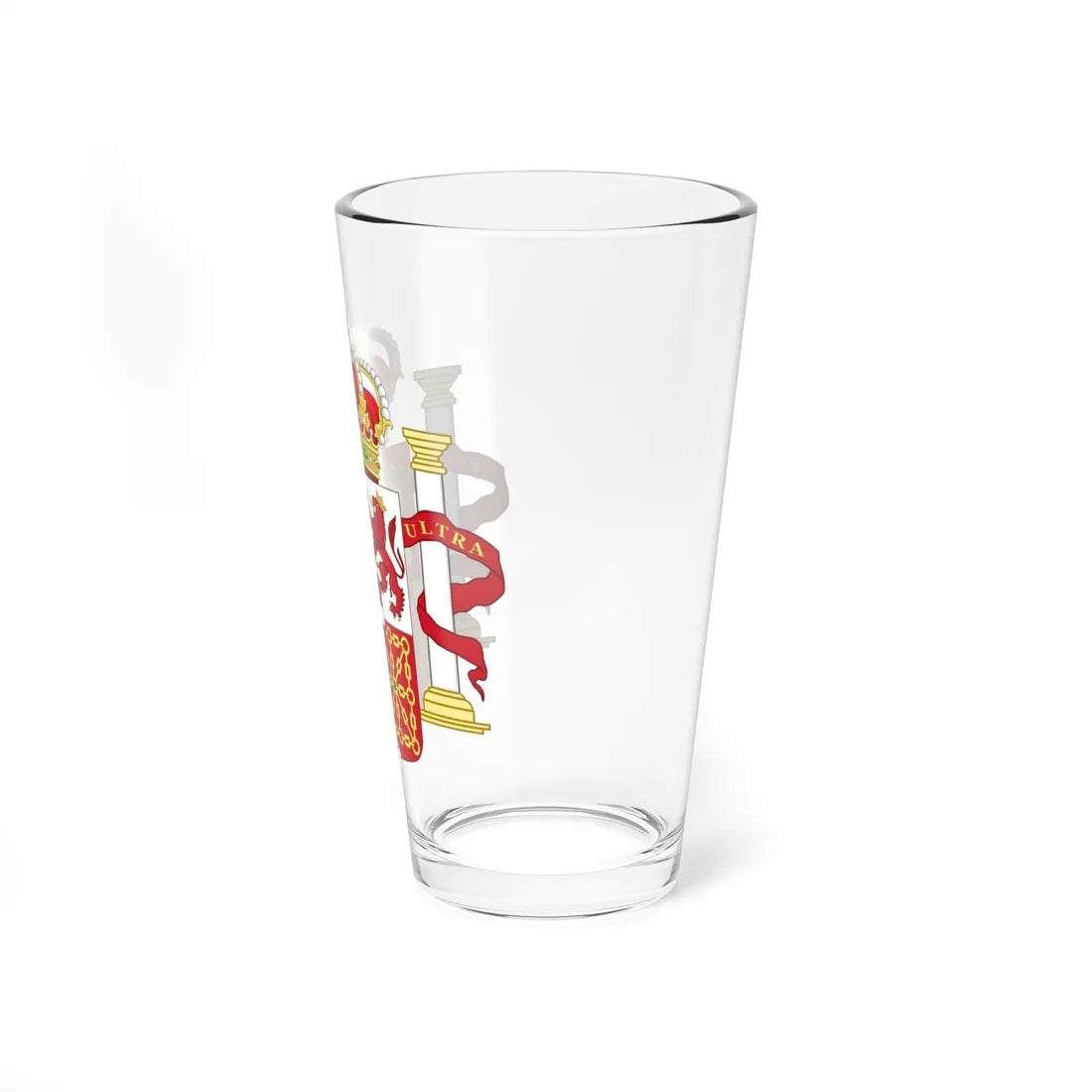 Coat of Arms of Spain 1871-1873 Pillars of Hercules Variant (Spain) (Coat of Arms) Pint Glass 16oz - Go Mug Yourself