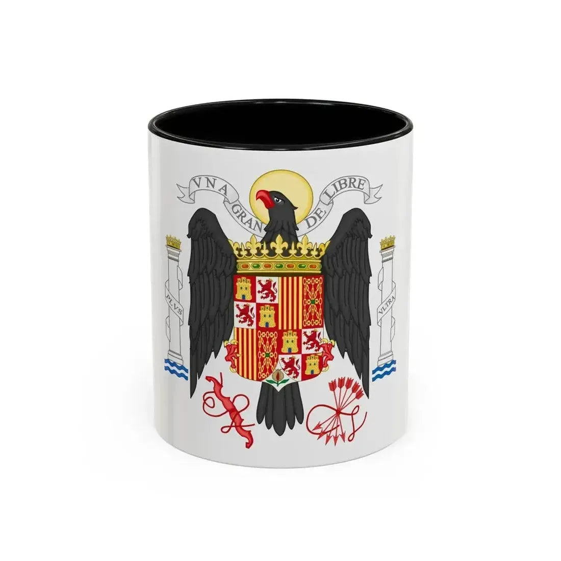 Coat of Arms of Spain (1939-1945) - Accent Coffee Mug 11oz Black - Go Mug Yourself