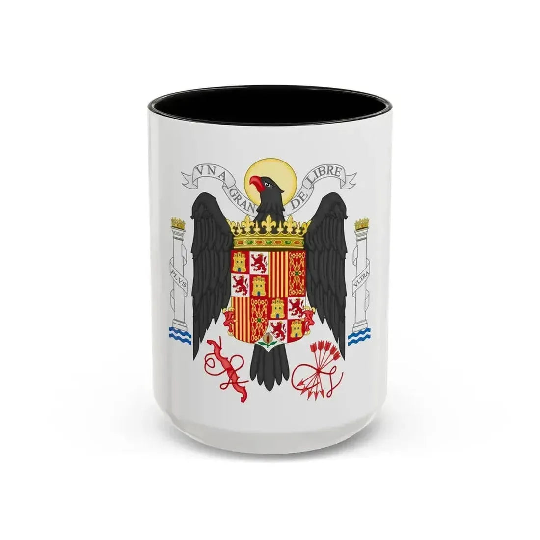Coat of Arms of Spain (1939-1945) - Accent Coffee Mug 15oz Black - Go Mug Yourself