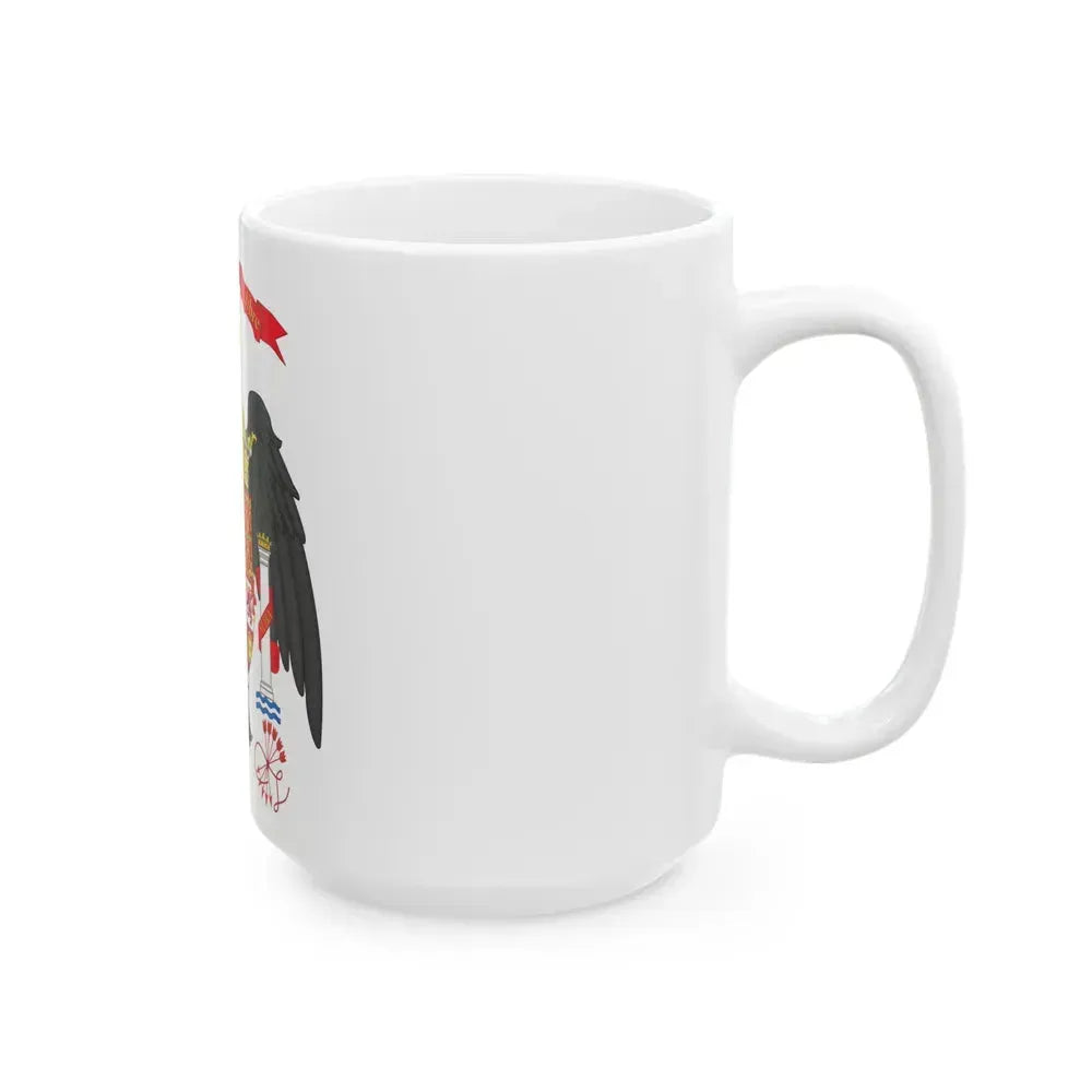 Coat of Arms of Spain (1977-1981) - White Coffee Mug - Go Mug Yourself
