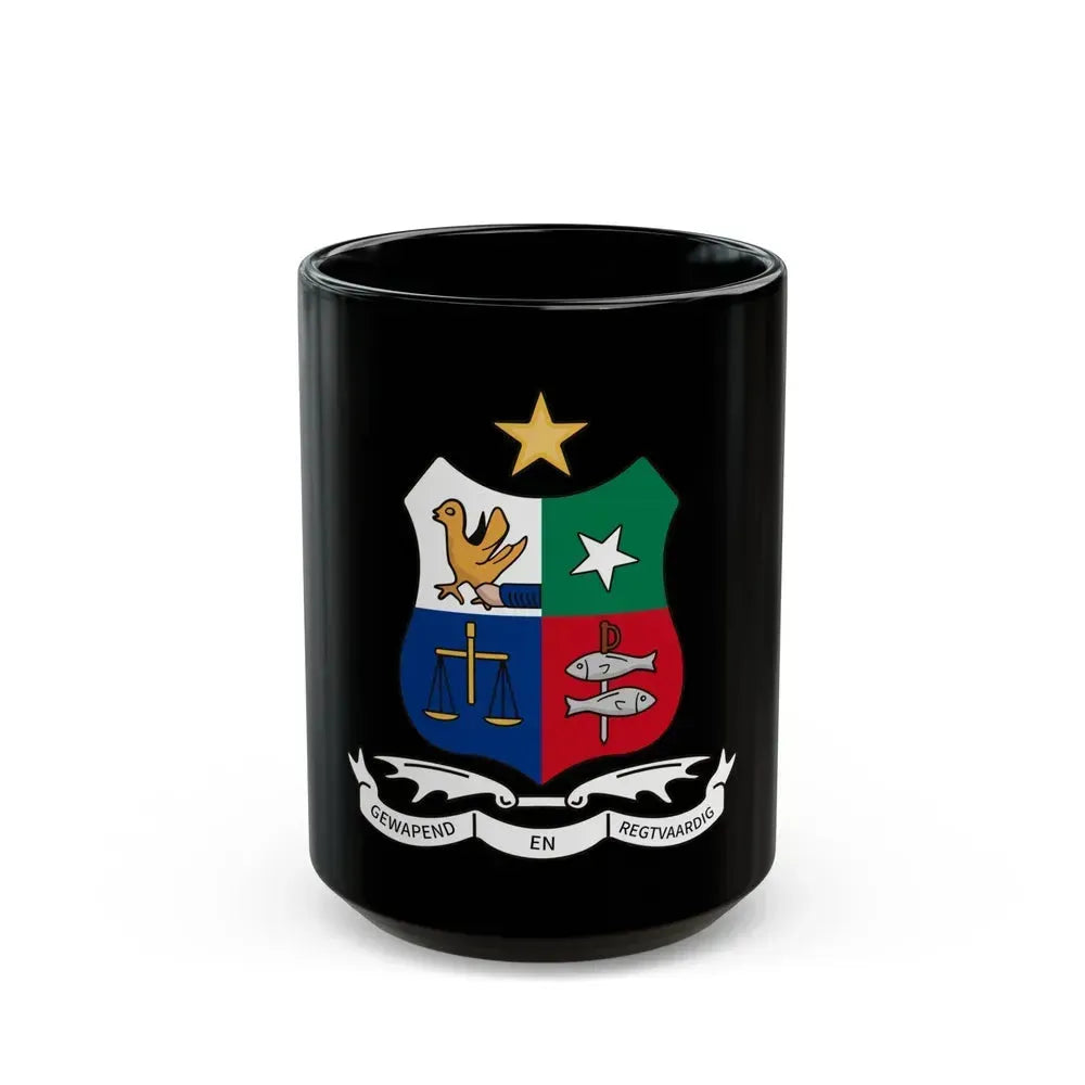 Coat of arms of Stellaland - Black Coffee Mug 15oz - Go Mug Yourself