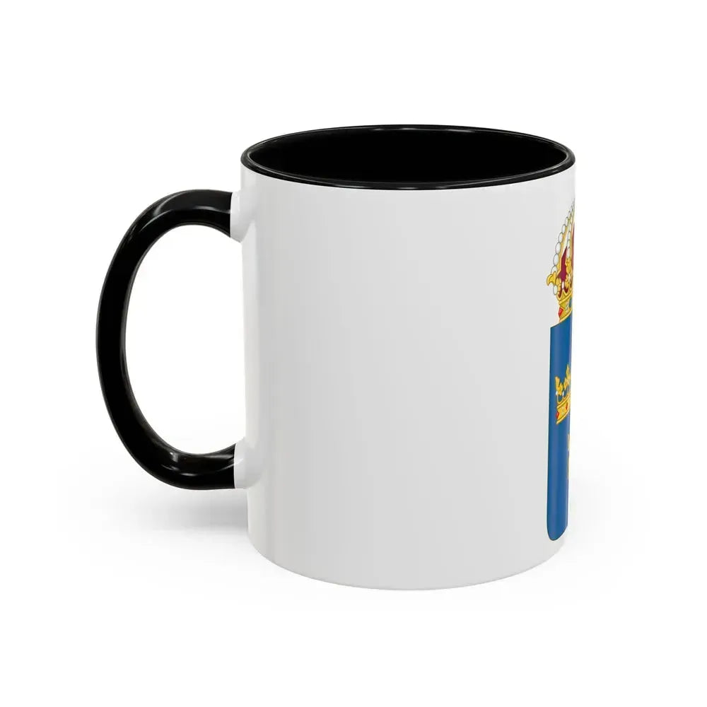 Coat of arms of Sweden - Accent Coffee Mug - Go Mug Yourself