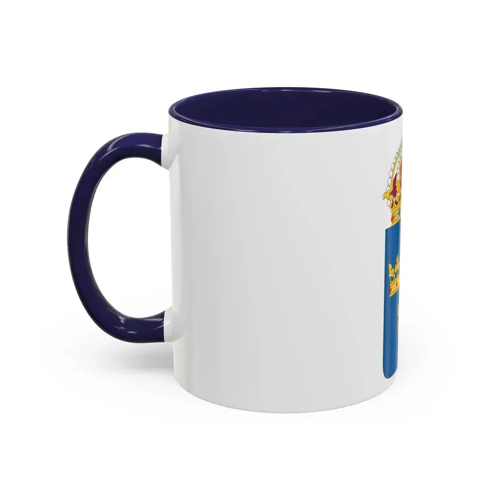Coat of arms of Sweden - Accent Coffee Mug - Go Mug Yourself
