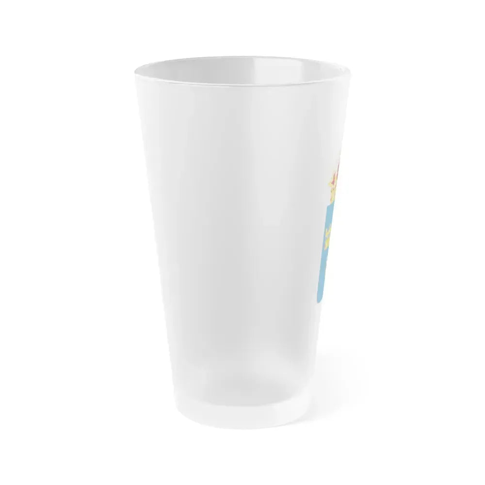 Coat of arms of Sweden - Frosted Pint Glass 16oz - Go Mug Yourself