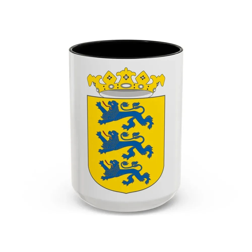 Coat of arms of Swedish Estonia - Accent Coffee Mug 15oz Black - Go Mug Yourself