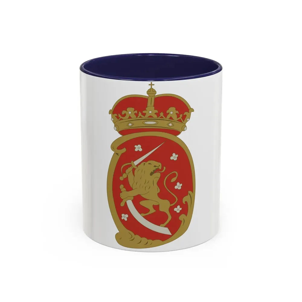 Coat of arms of Swedish Finland - Accent Coffee Mug 11oz Navy - Go Mug Yourself