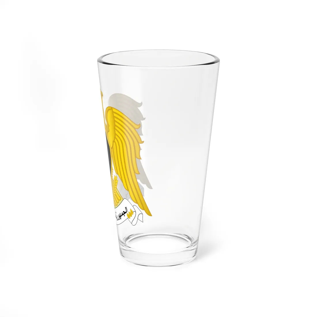 Coat of arms of Syria 1963-1972 True vector (Syria) (Coat of Arms) Pint Glass 16oz - Go Mug Yourself