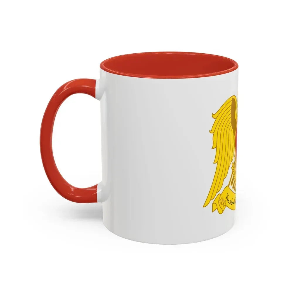 Coat of arms of Syria - Accent Coffee Mug - Go Mug Yourself