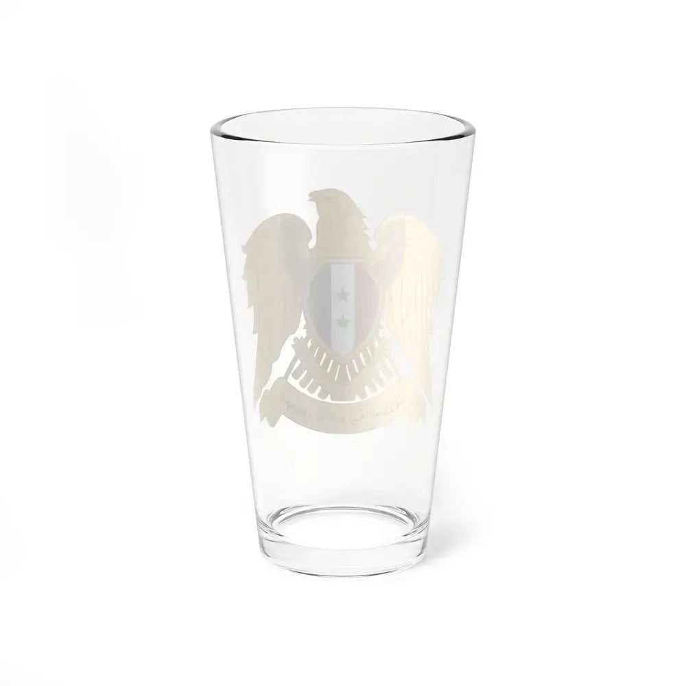 Coat of arms of Syria - Pint Glass 16oz - Go Mug Yourself