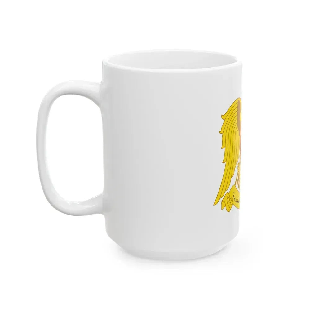 Coat of arms of Syria - White Coffee Mug - Go Mug Yourself