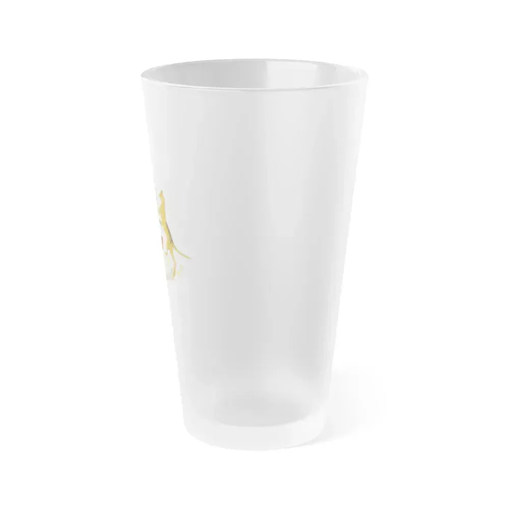 Coat of arms of Tasmania - Frosted Pint Glass 16oz - Go Mug Yourself