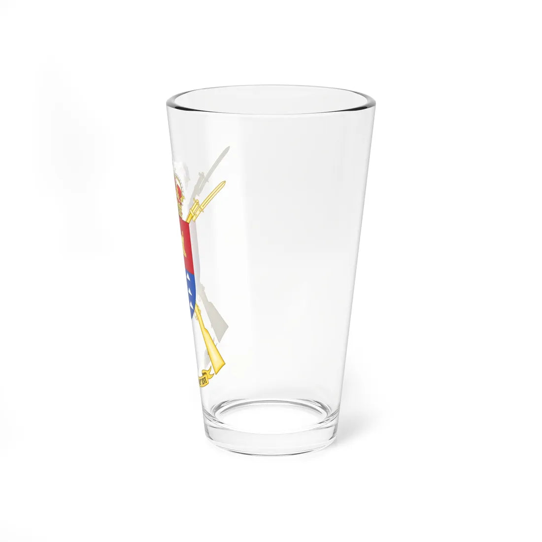 Coat of Arms of the 16th Light Infantry Brigade Canarias (Spain) (Coat of Arms) Pint Glass 16oz - Go Mug Yourself