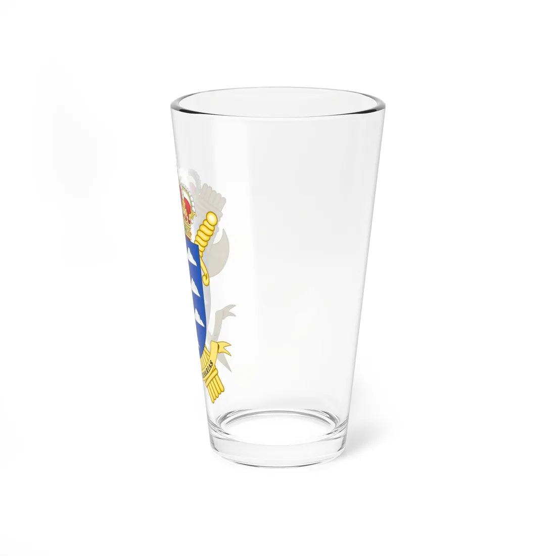 Coat of Arms of the 16th Zone of the Guardia Civil - Canary Islands (Spain) (Coat of Arms) Pint Glass 16oz - Go Mug Yourself