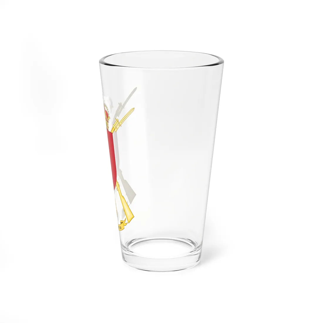 Coat of Arms of the 1st-4 Tank Infantry Battalion Flandes (Spain) (Coat of Arms) Pint Glass 16oz - Go Mug Yourself
