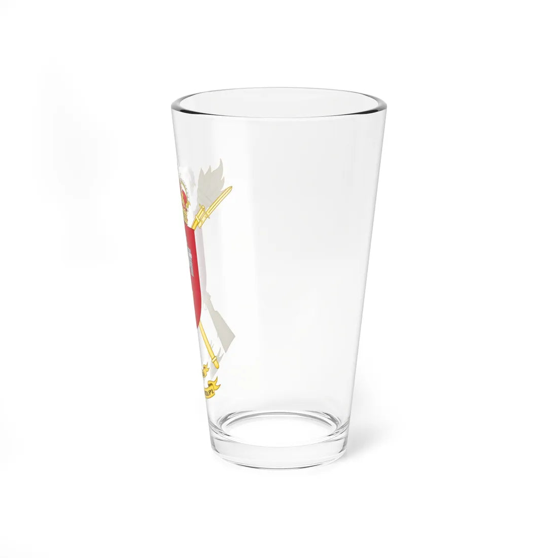 Coat of Arms of the 1st Divisional Logistics Group (Spain) (Coat of Arms) Pint Glass 16oz - Go Mug Yourself