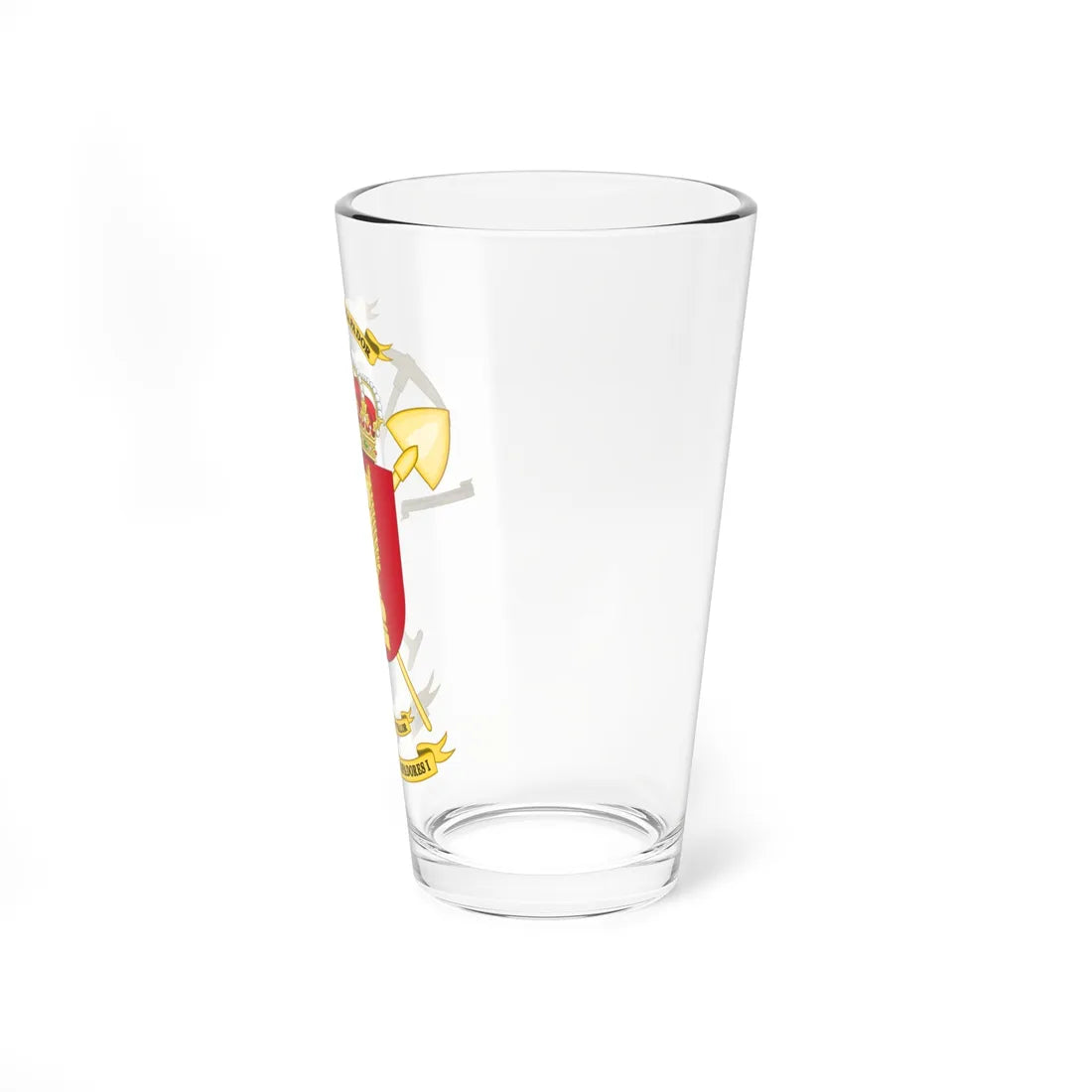 Coat of Arms of the 1st Engineer Battalion (Spain) (Coat of Arms) Pint Glass 16oz - Go Mug Yourself