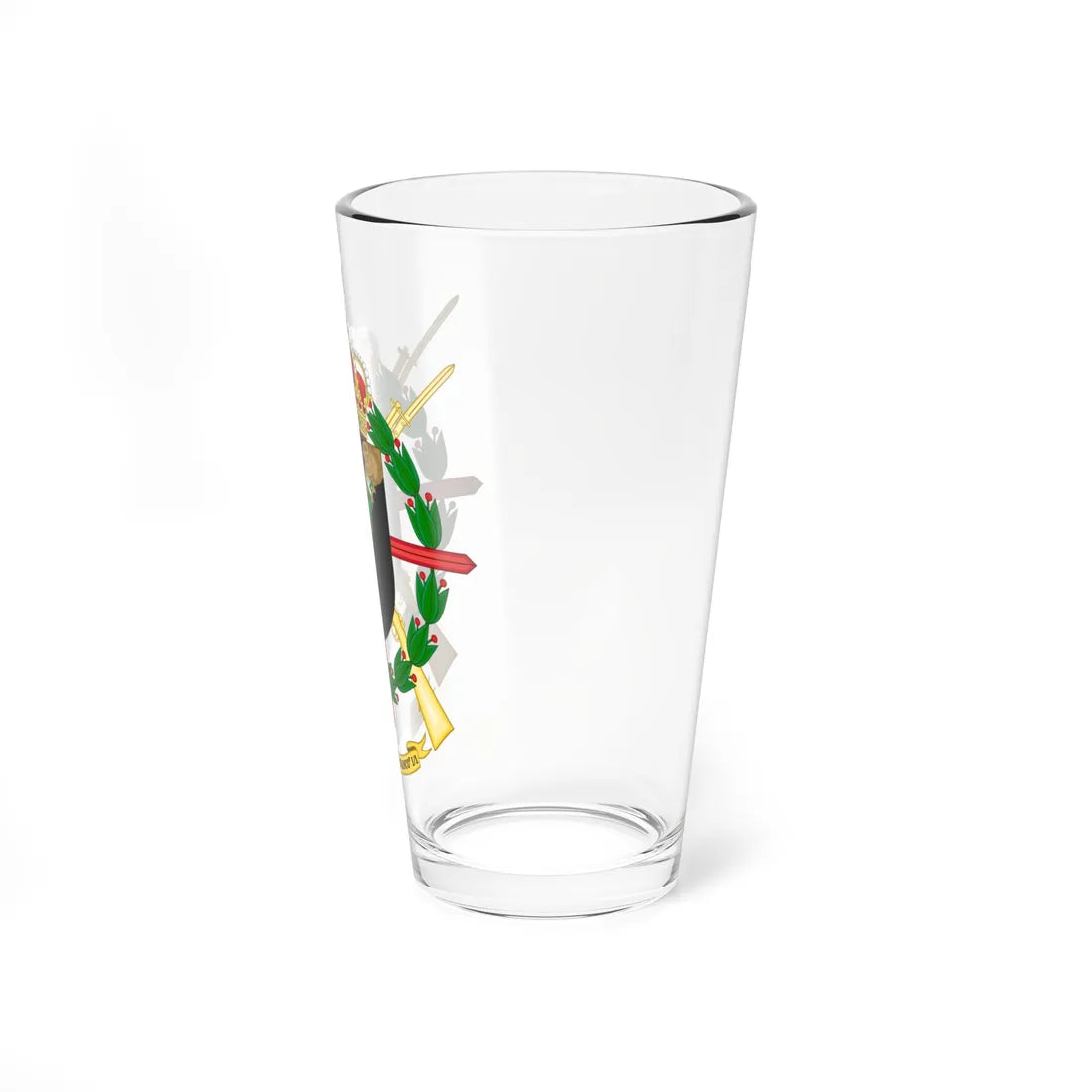 Coat of Arms of the 1st Spanish Legion Flag Comandante Franco (Spain) (Coat of Arms) Pint Glass 16oz - Go Mug Yourself