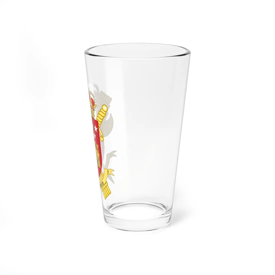 Coat of Arms of the 1st Zone of the Guardia Civil - Madrid (Spain) (Coat of Arms) Pint Glass 16oz - Go Mug Yourself