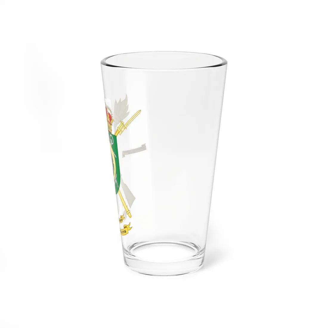 Coat of Arms of the 24th Logistics Unit (Spain) (Coat of Arms) Pint Glass 16oz - Go Mug Yourself