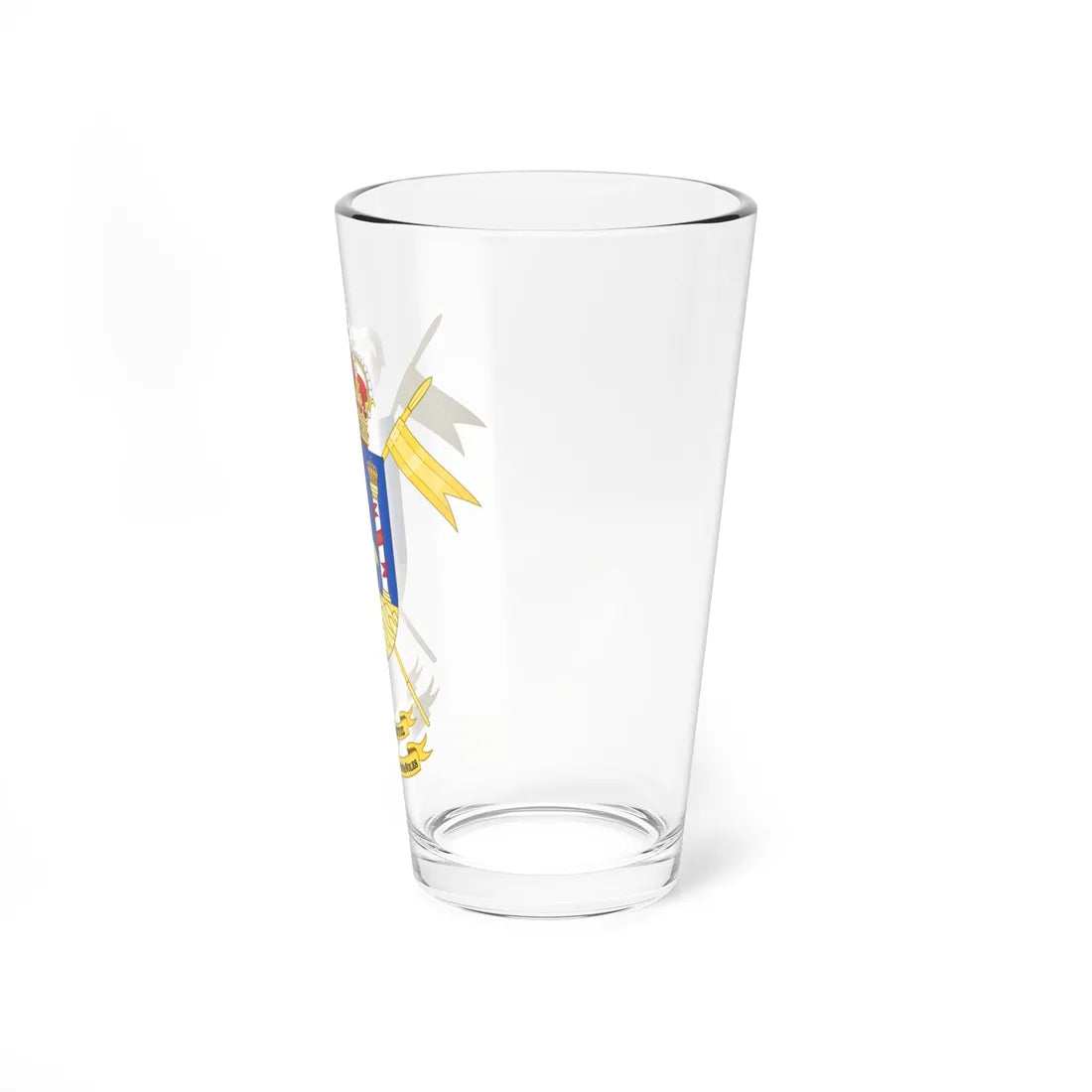 Coat of Arms of the 2nd-11 Mechanized Cavalry Group Húsares Españoles (Spain) (Coat of Arms) Pint Glass 16oz - Go Mug Yourself