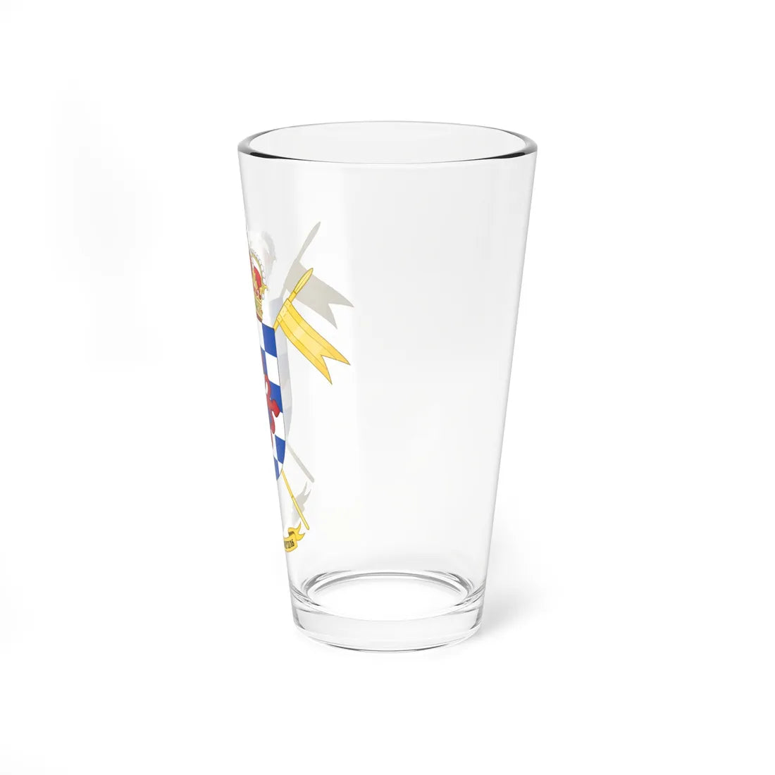 Coat of Arms of the 2nd-16 Armored Cavalry Group Calatrava (Spain) (Coat of Arms) Pint Glass 16oz - Go Mug Yourself