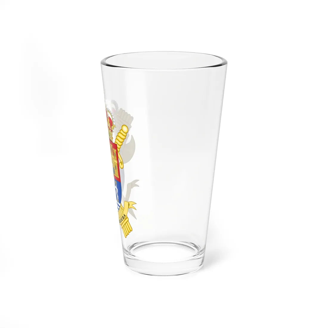 Coat of Arms of the 3rd Zone of the Guardia Civil - Extremadura (Spain) (Coat of Arms) Pint Glass 16oz - Go Mug Yourself