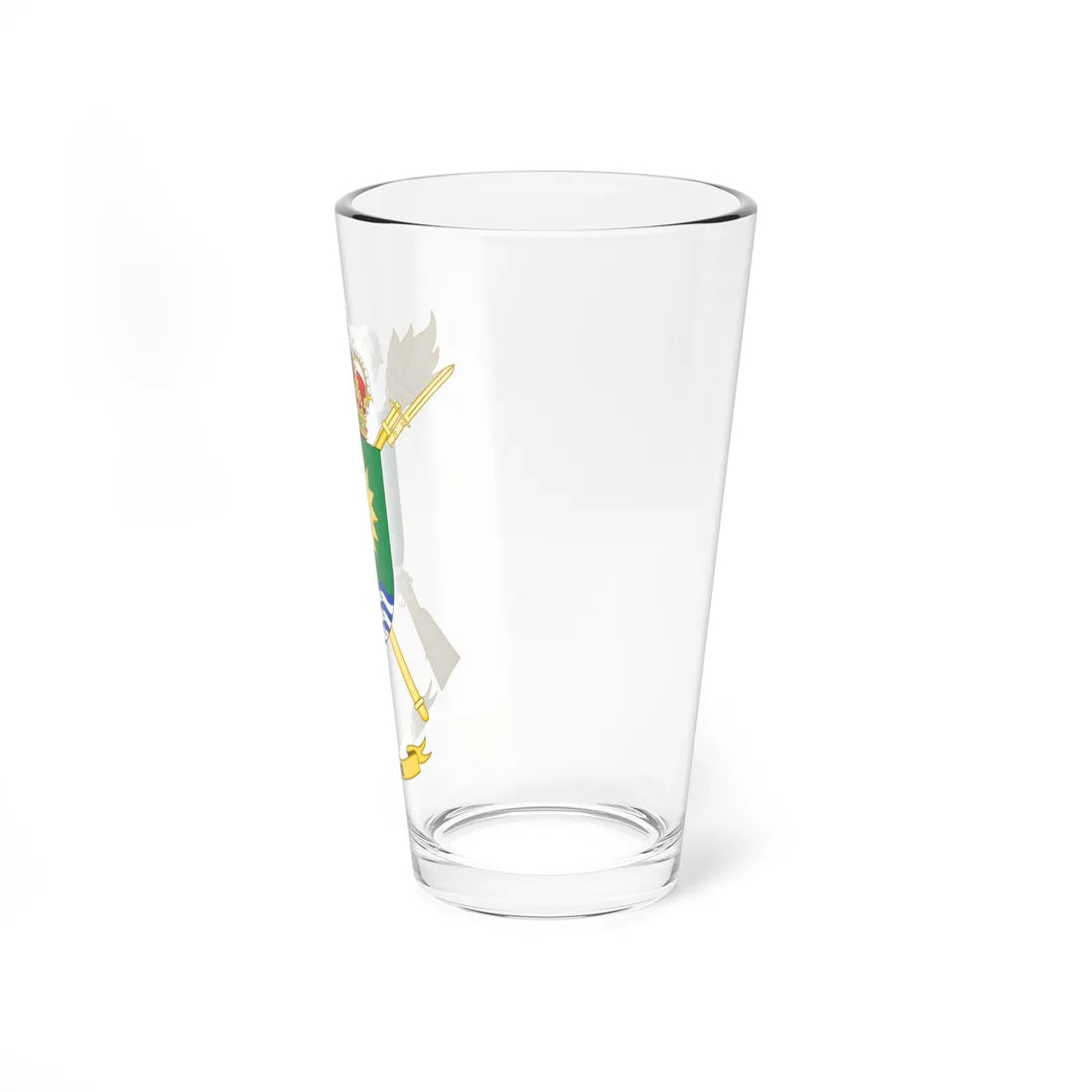 Coat of Arms of the 81st Logistics Support Group (Spain) (Coat of Arms) Pint Glass 16oz - Go Mug Yourself