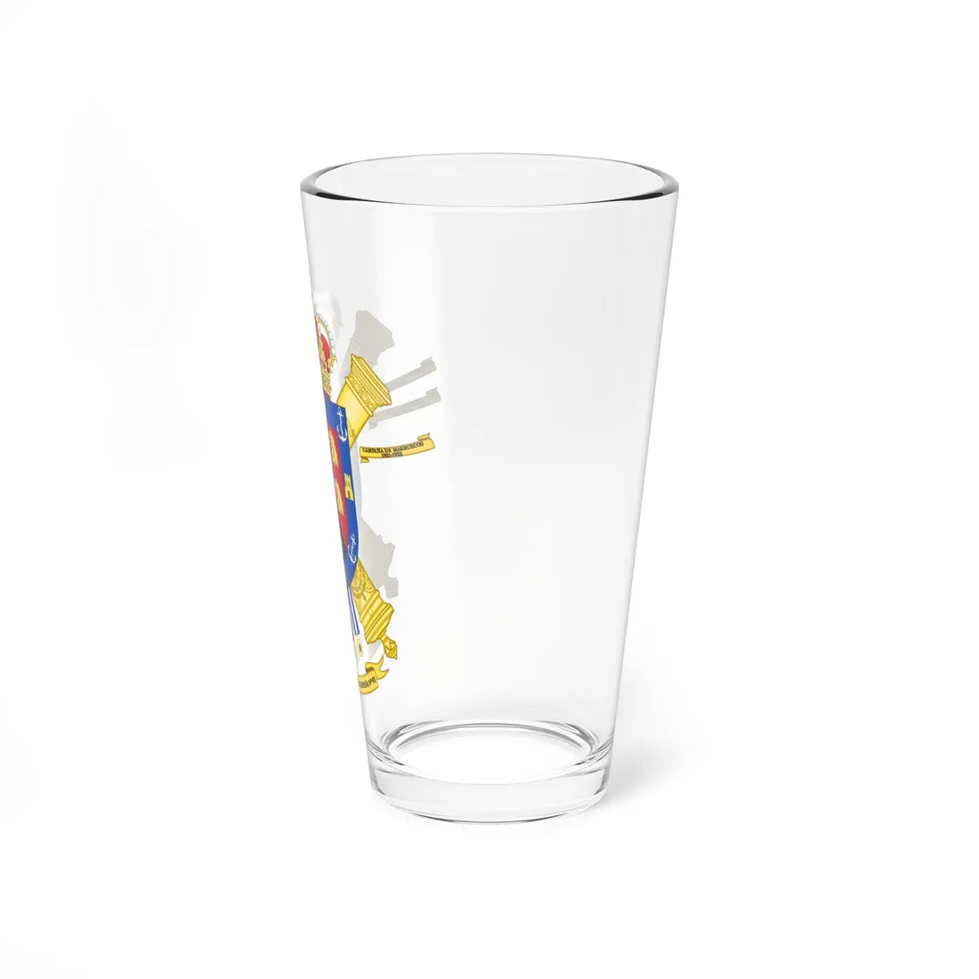 Coat of Arms of the 93rd Field Artillery Regiment (Spain) (Coat of Arms) Pint Glass 16oz - Go Mug Yourself