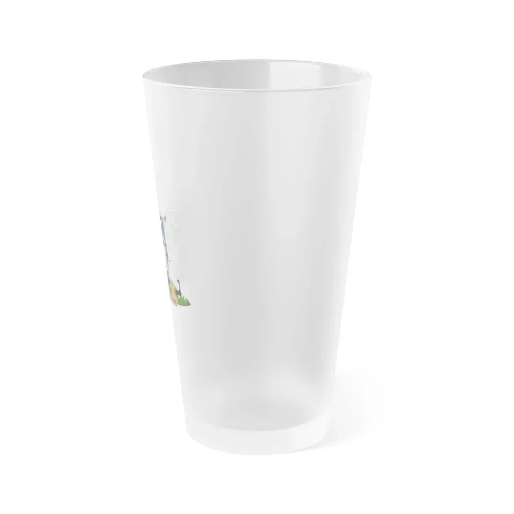 Coat of Arms of the Australian Capital Territory - Frosted Pint Glass 16oz - Go Mug Yourself