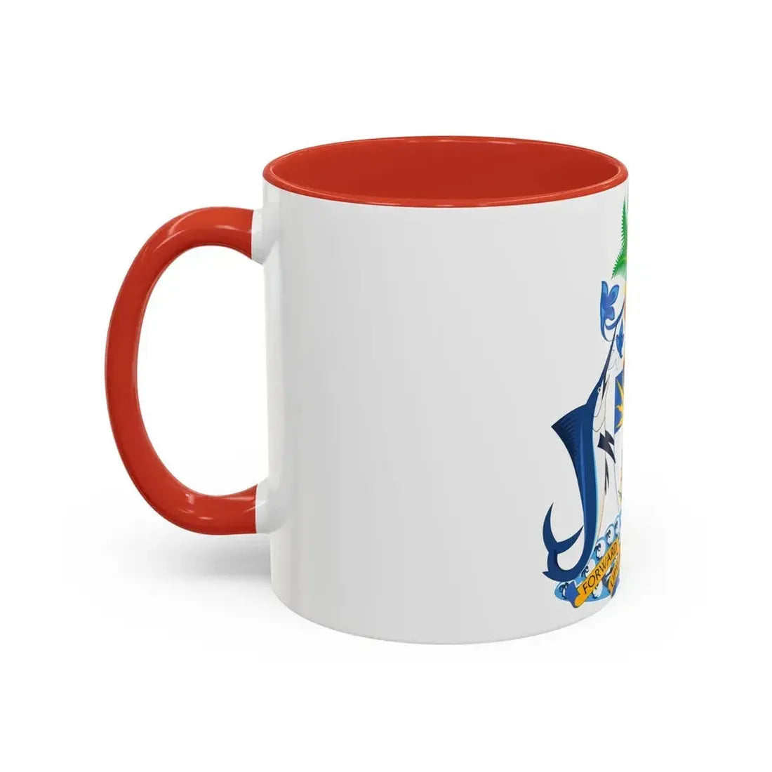 Coat of Arms of The Bahamas - Accent Coffee Mug - Go Mug Yourself