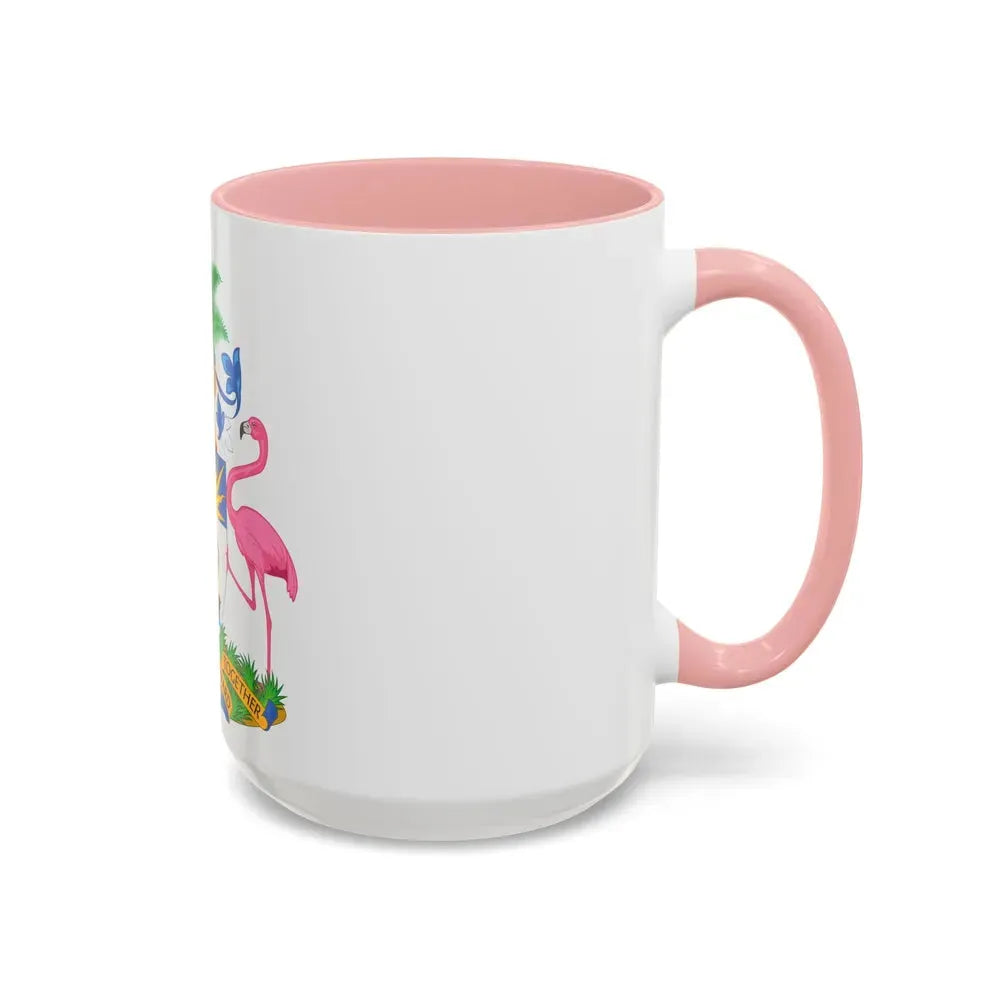 Coat of Arms of The Bahamas - Accent Coffee Mug - Go Mug Yourself