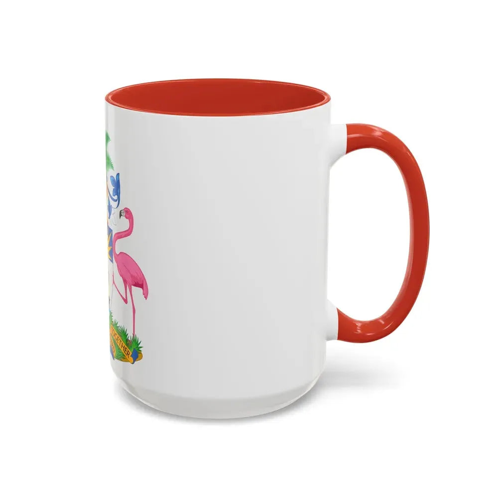 Coat of Arms of The Bahamas - Accent Coffee Mug - Go Mug Yourself