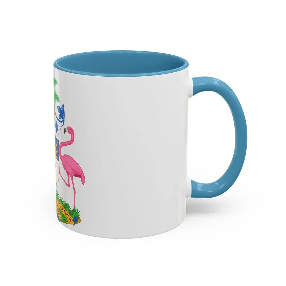 Coat of Arms of The Bahamas - Accent Coffee Mug - Go Mug Yourself