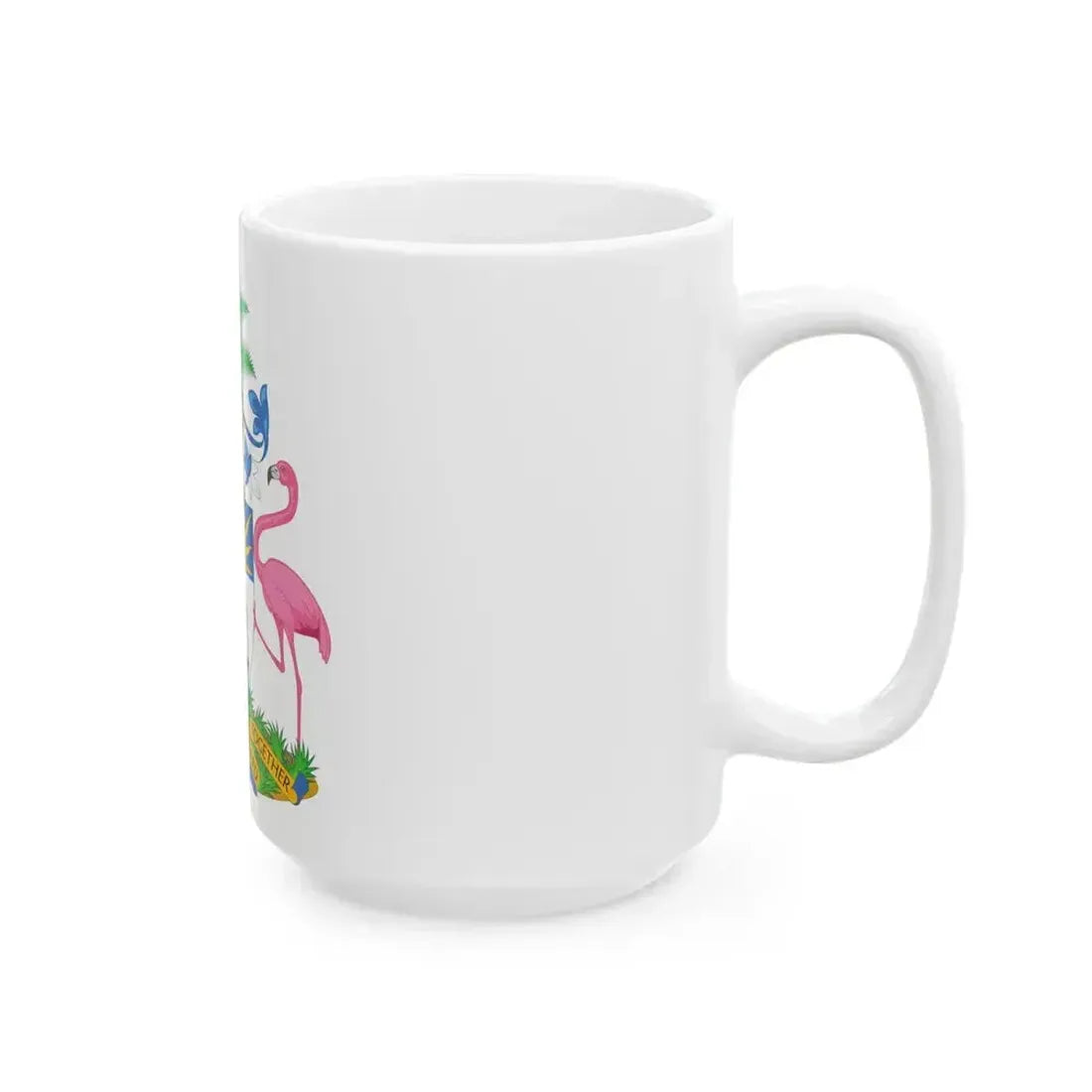 Coat of Arms of The Bahamas - White Coffee Mug - Go Mug Yourself
