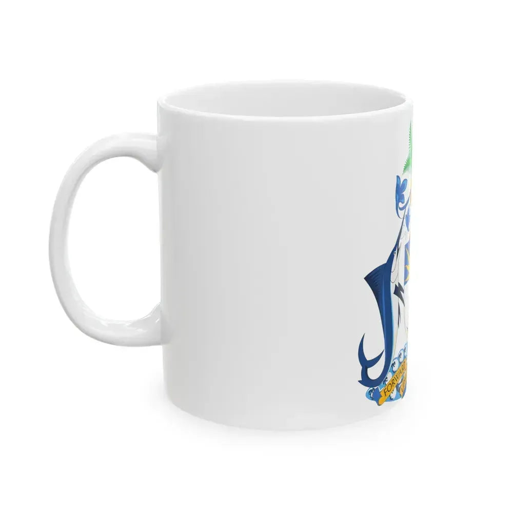 Coat of Arms of The Bahamas - White Coffee Mug - Go Mug Yourself
