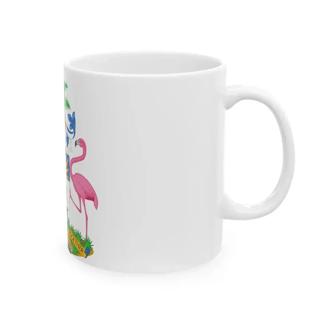Coat of Arms of The Bahamas - White Coffee Mug - Go Mug Yourself