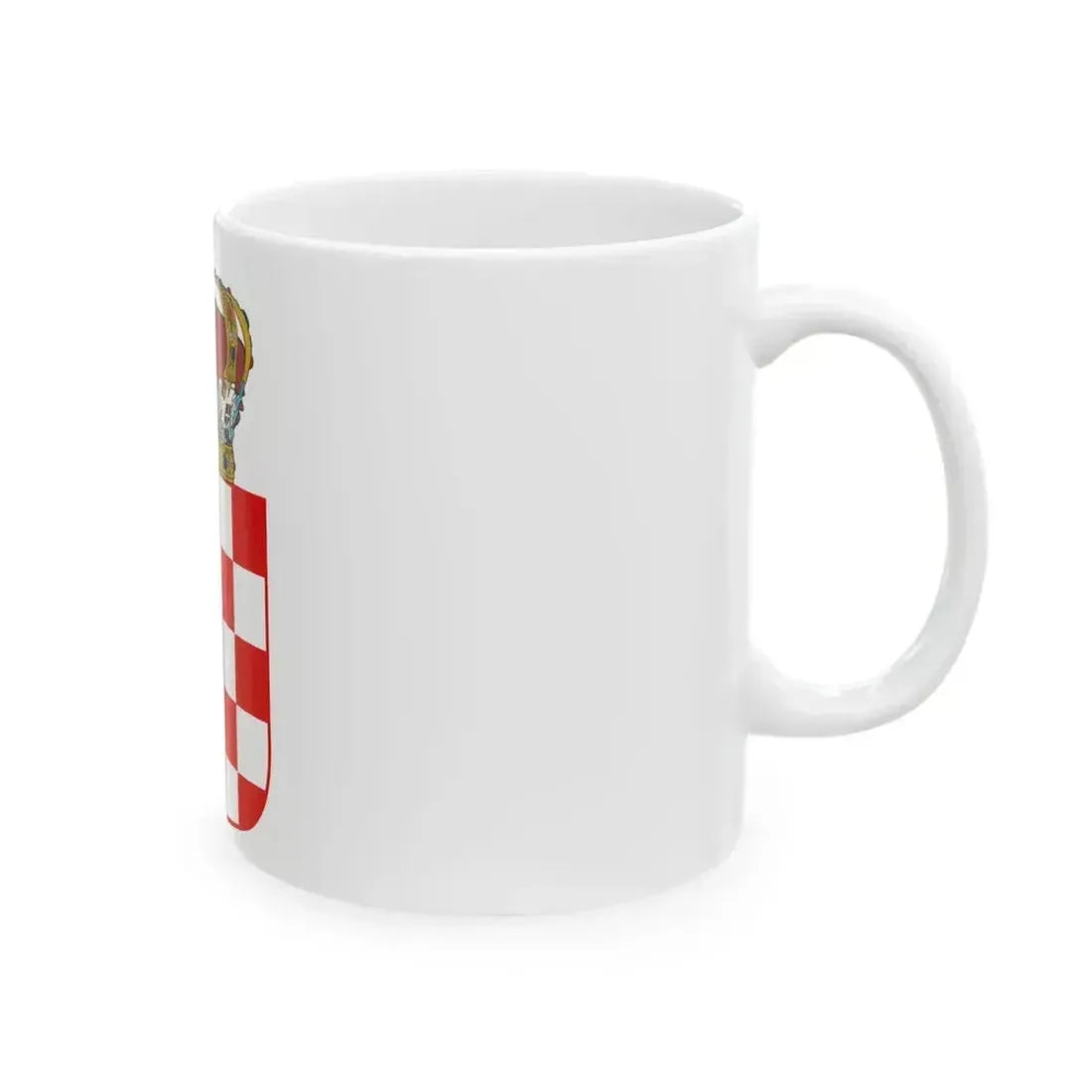 Coat of Arms of the Banate of Croatia - White Coffee Mug - Go Mug Yourself