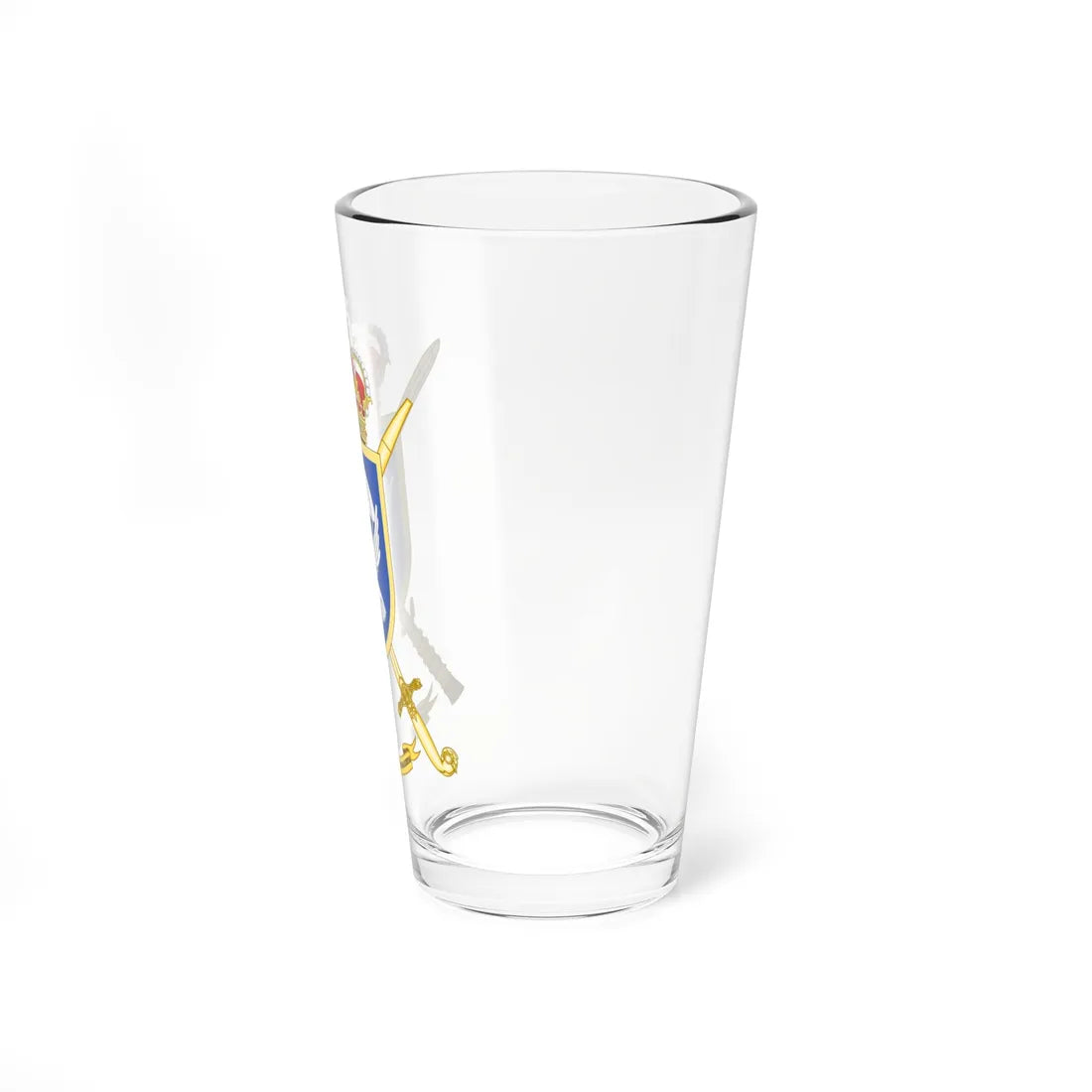 Coat of Arms of the BRIPAC Headquarters (Spain) (Coat of Arms) Pint Glass 16oz - Go Mug Yourself