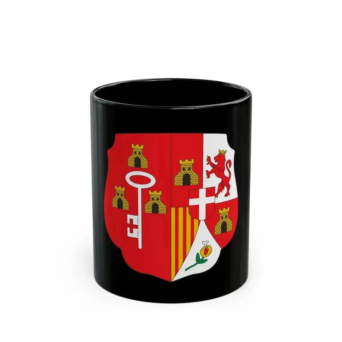 Coat of arms of the Captaincy General of Cuba - Black Coffee Mug 11oz - Go Mug Yourself