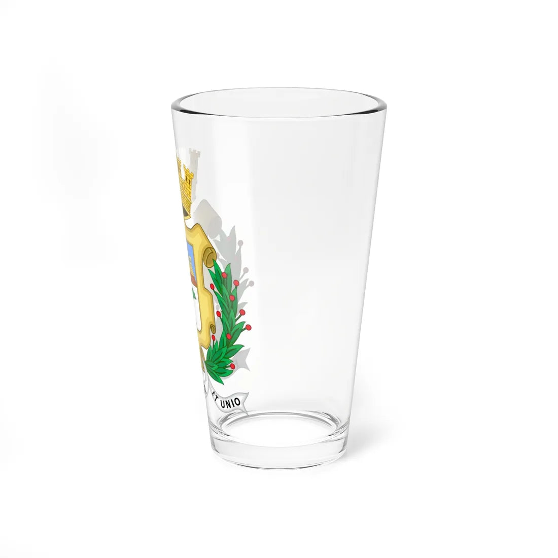 Coat of arms of the city of Cienfuegos Cuba (Cuba) (Coat of Arms) Pint Glass 16oz - Go Mug Yourself