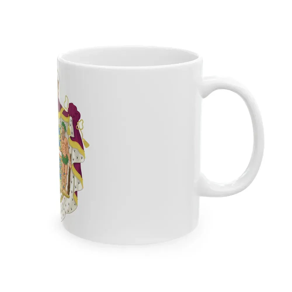 Coat of arms of the Crown Prince of Denmark - White Coffee Mug - Go Mug Yourself