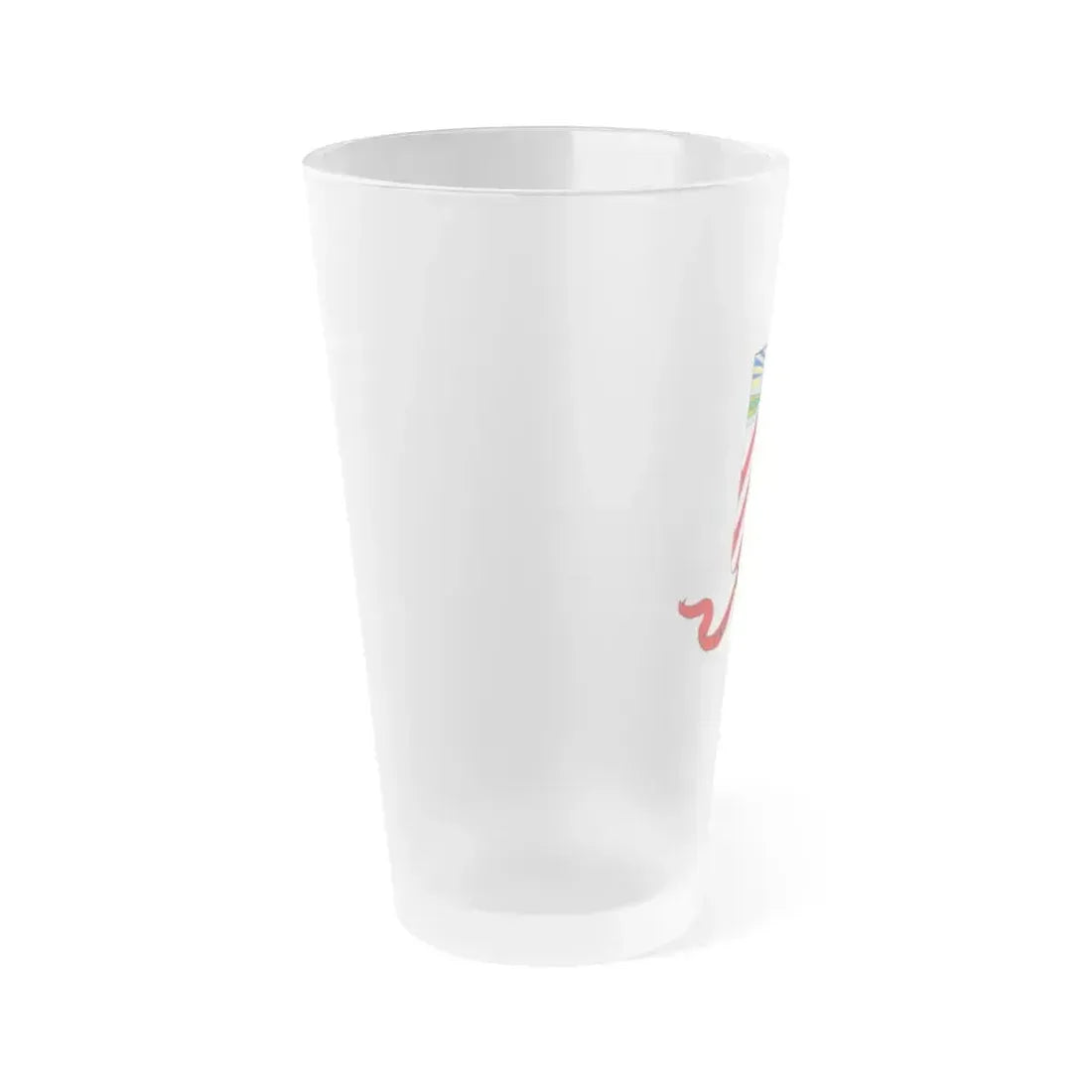 Coat of arms of the Cuban Filibuster Movement - Frosted Pint Glass 16oz - Go Mug Yourself
