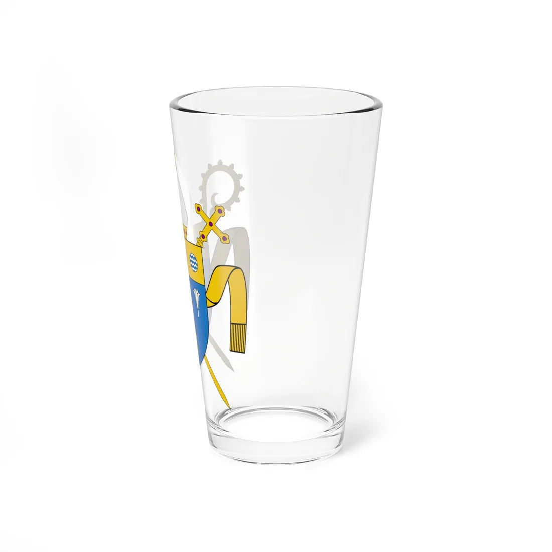 Coat of Arms of the Diocese of Lancaster (England) (Coat of Arms) Pint Glass 16oz - Go Mug Yourself