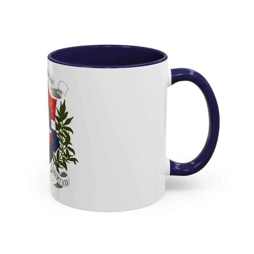 Coat of arms of the Dominican Republic (1860) - Accent Coffee Mug - Go Mug Yourself