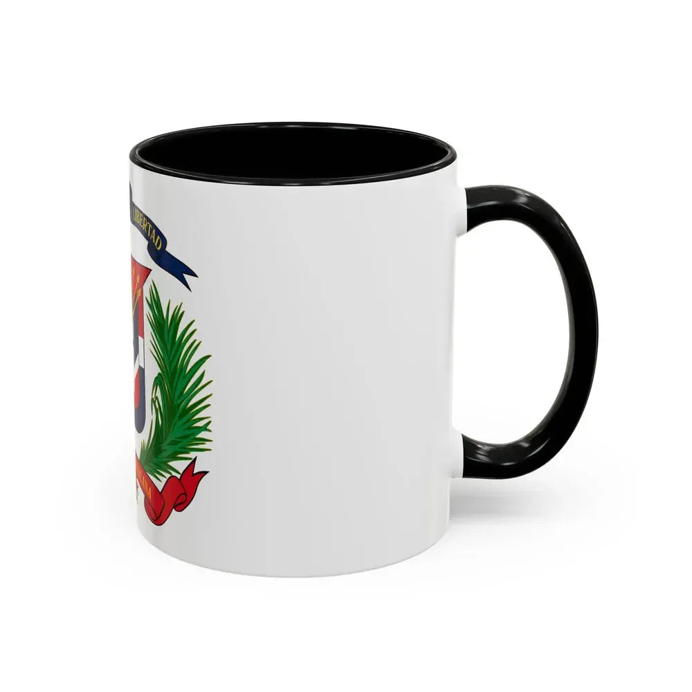 Coat of arms of the Dominican Republic - Accent Coffee Mug - Go Mug Yourself