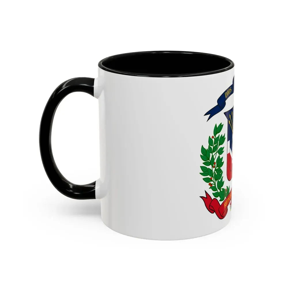 Coat of arms of the Dominican Republic - Accent Coffee Mug - Go Mug Yourself