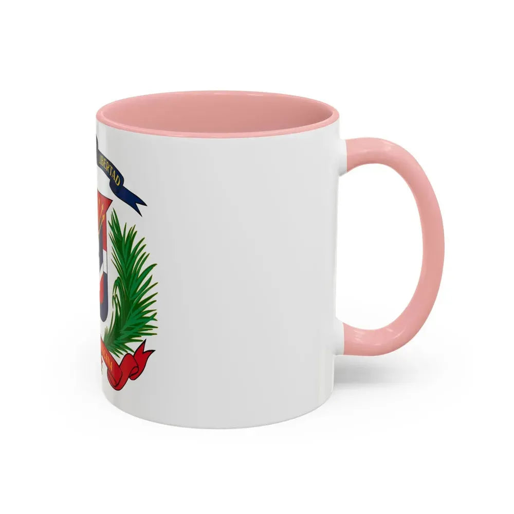 Coat of arms of the Dominican Republic - Accent Coffee Mug - Go Mug Yourself