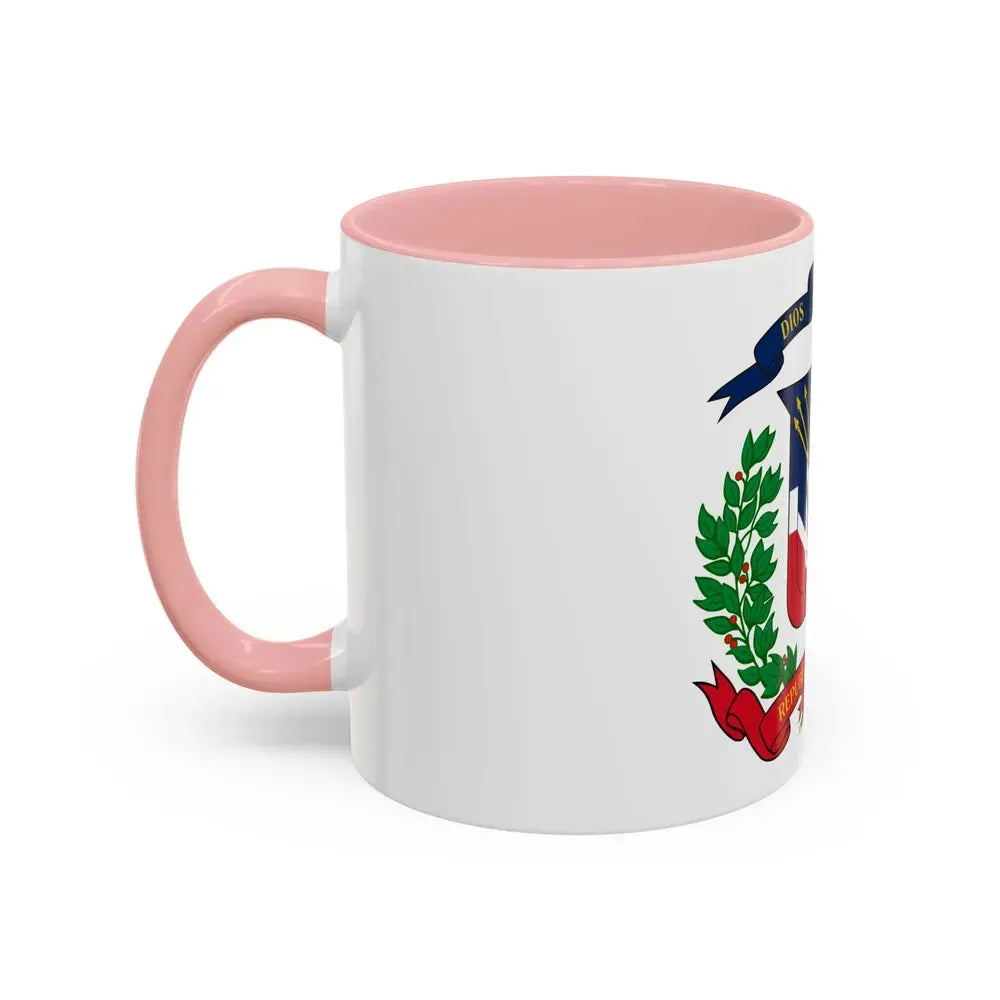 Coat of arms of the Dominican Republic - Accent Coffee Mug - Go Mug Yourself