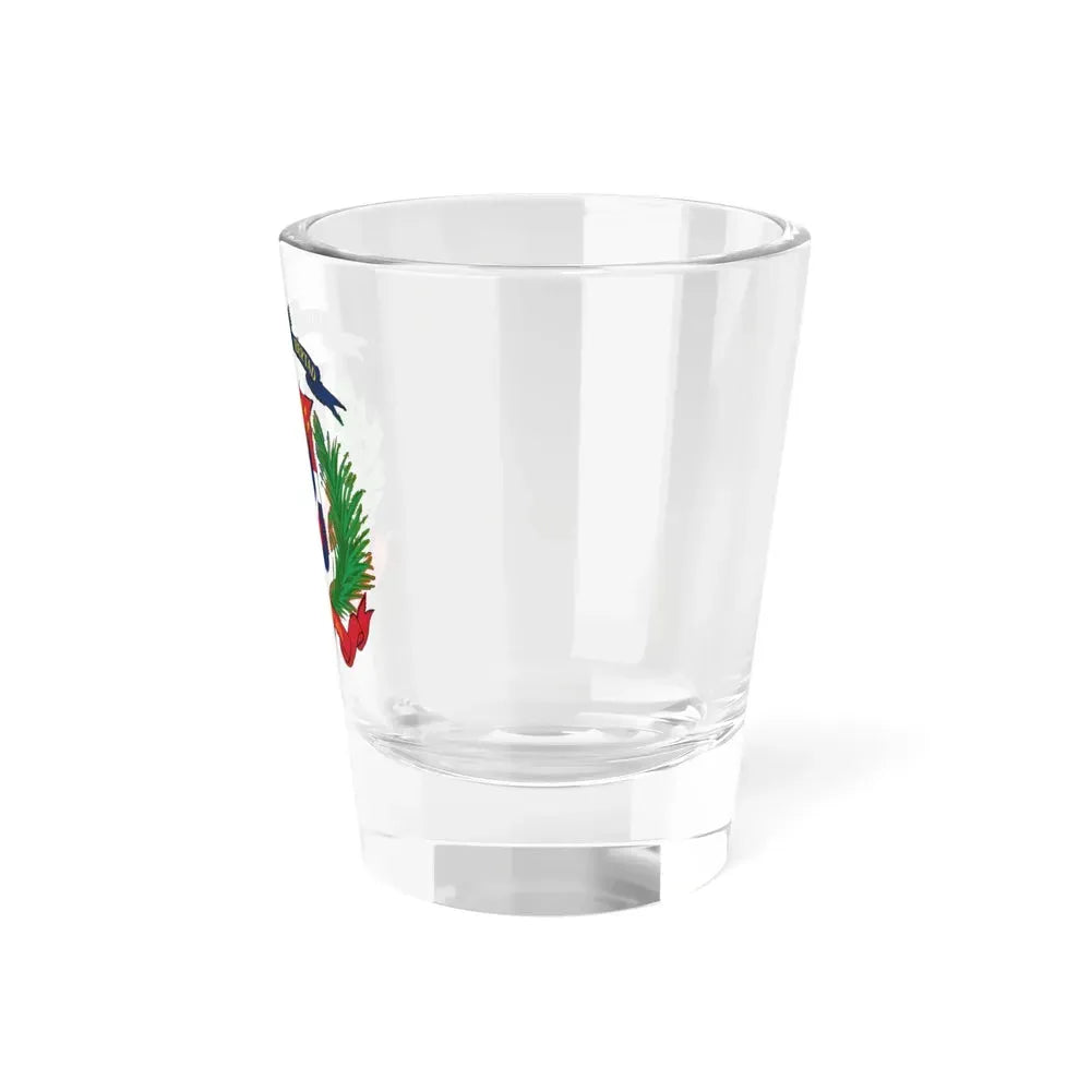 Coat of arms of the Dominican Republic - Shot Glass 1.5oz - Go Mug Yourself